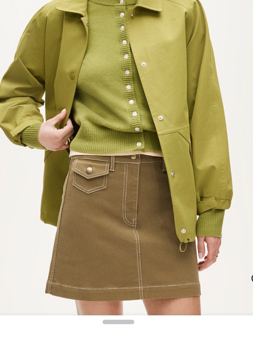 Jcrew Utility Pocket Mini Skirt